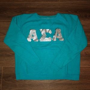Alpha Sigma Alpha Letter Crewneck